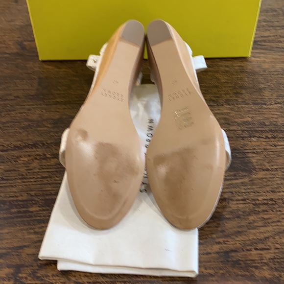 Sydney Brown Wedge Sandal Natural Fennel Size 40 - Picture 8 of 11